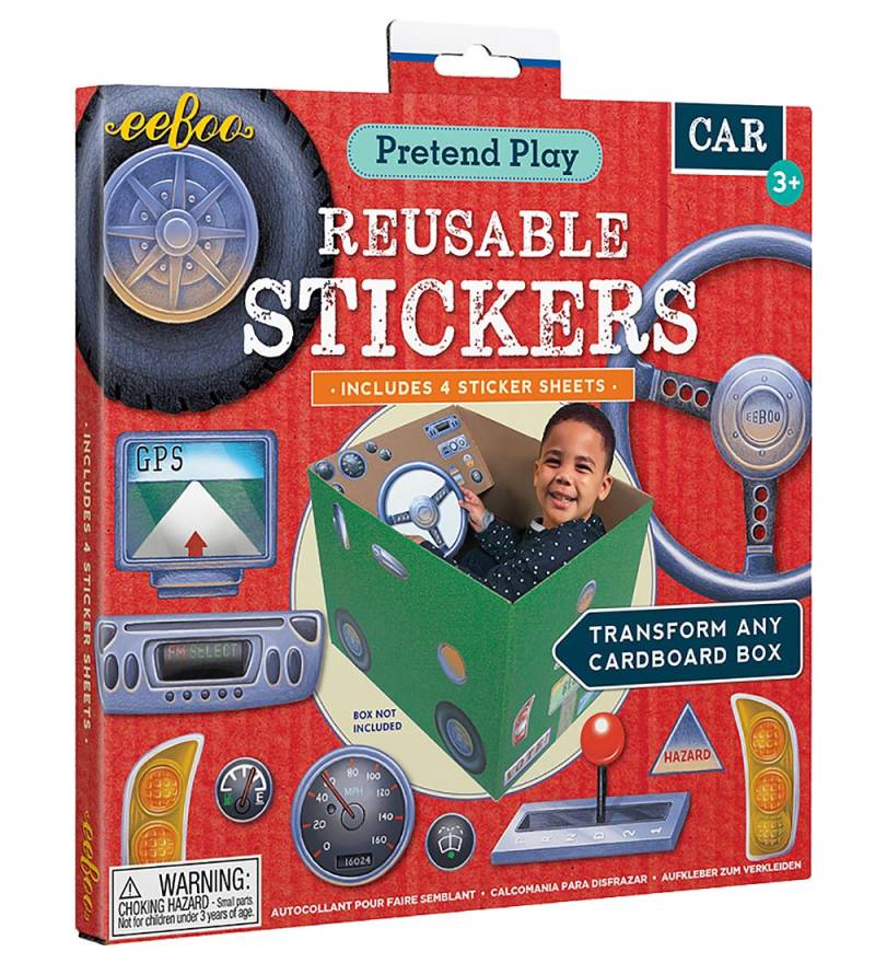 Eeboo Stickers - Wiederverwendbar - Rollenspiele - Auto - Eeboo - One Size - Sticker Eeboo Stickers - Wiederverwendbar - Rollenspiele - Auto - Eeboo - One Size - Sticker von Eeboo