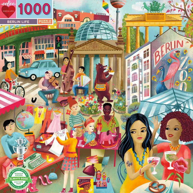 eeBoo Berlin Life 1000 Teile Puzzle eeBoo-51156 eeBoo Berlin Life 1000 Teile Puzzle eeBoo-51156 von Eeboo