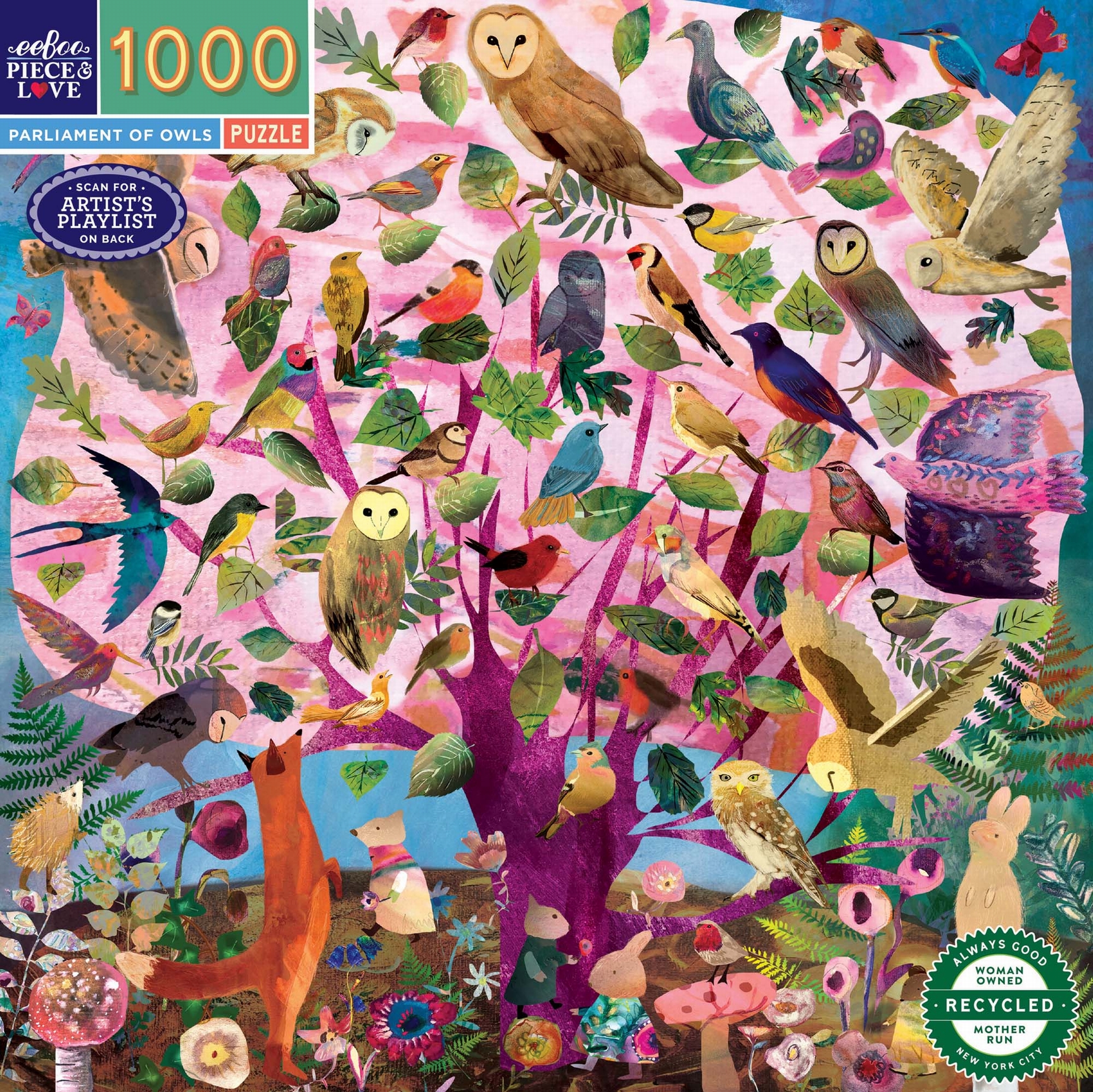 eeBoo Das Parlament der Eulen 1000 Teile Puzzle eeBoo-52132 eeBoo Das Parlament der Eulen 1000 Teile Puzzle eeBoo-52132 von Eeboo