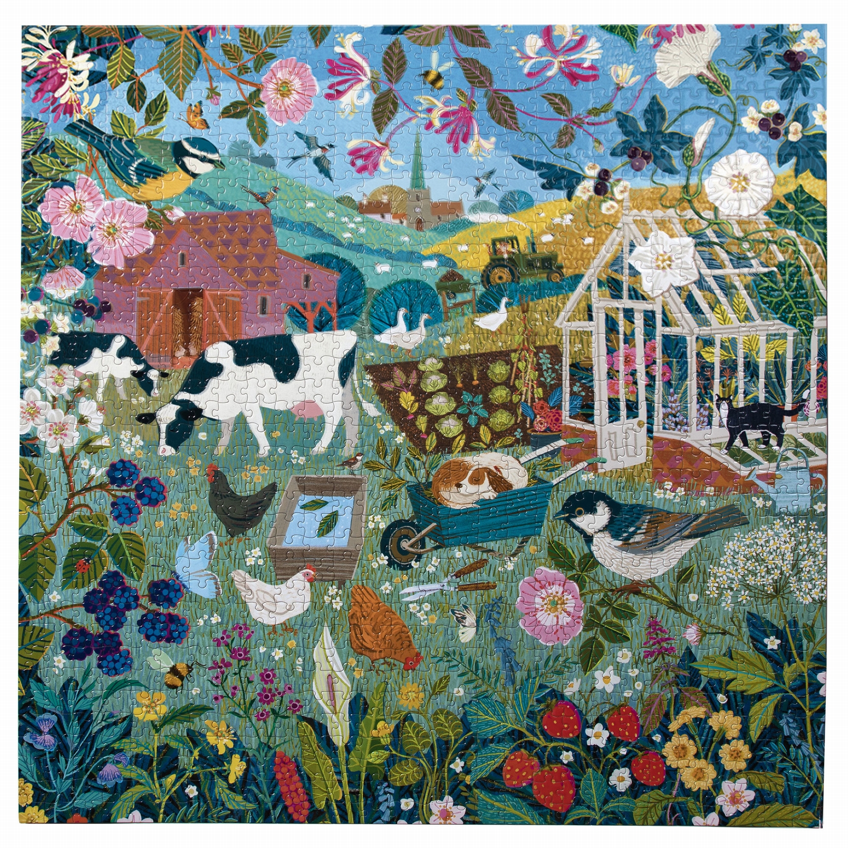 eeBoo English Hedgerow 1000 Teile Puzzle eeBoo-51411 eeBoo English Hedgerow 1000 Teile Puzzle eeBoo-51411 von Eeboo
