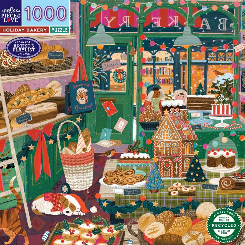 eeBoo Ferien-Bäckerei 1000 Teile Puzzle eeBoo-51577 eeBoo Ferien-Bäckerei 1000 Teile Puzzle eeBoo-51577 von Eeboo