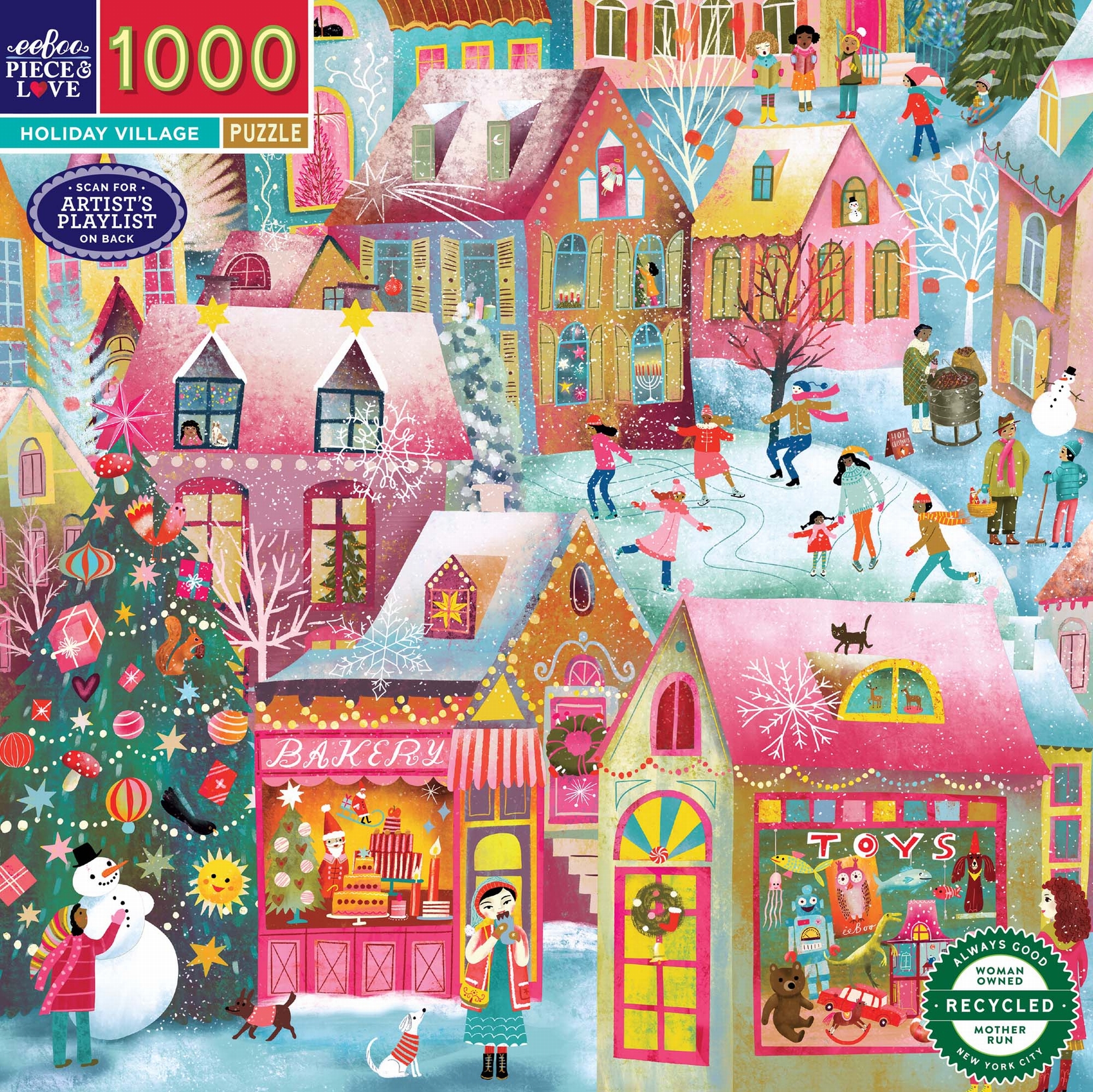 eeBoo Feriendorf 1000 Teile Puzzle eeBoo-52097 eeBoo Feriendorf 1000 Teile Puzzle eeBoo-52097 von Eeboo