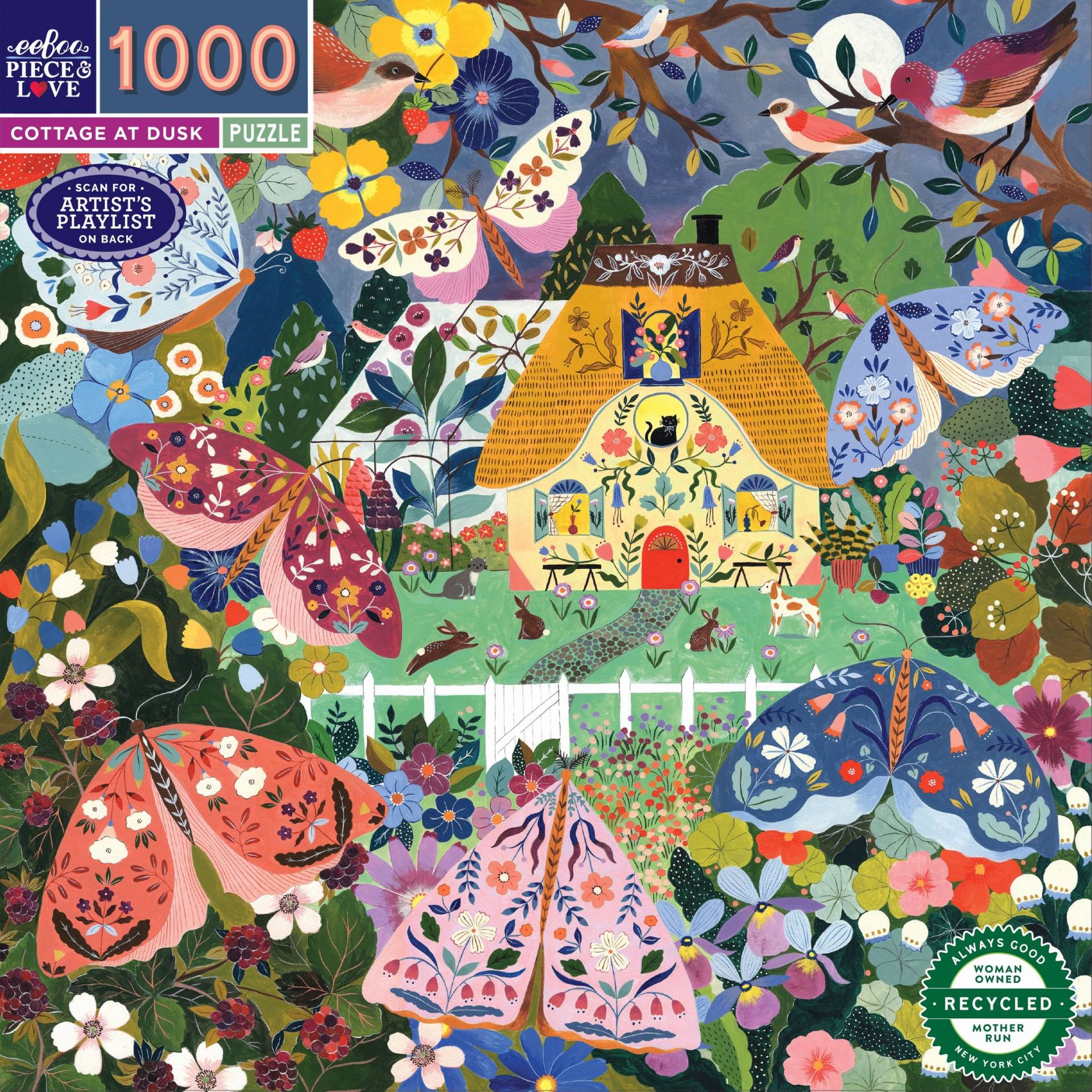 eeBoo Ferienhaus In Der Abenddämmerung 1000 Teile Puzzle eeBoo-51651 eeBoo Ferienhaus In Der Abenddämmerung 1000 Teile Puzzle eeBoo-51651 von Eeboo