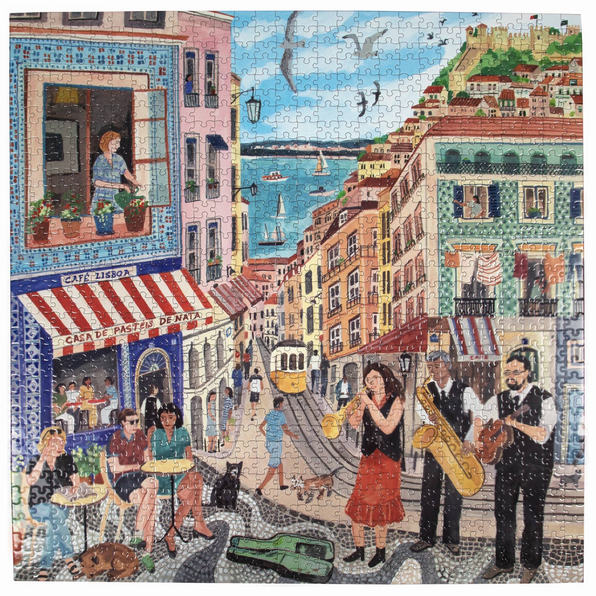 eeBoo Lisbon 1000 Teile Puzzle eeBoo-51417 von Eeboo