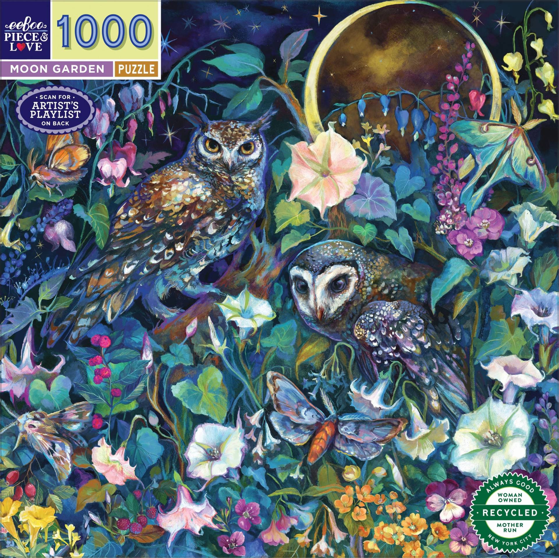eeBoo Mondgarten 1000 Teile Puzzle eeBoo-51672 eeBoo Mondgarten 1000 Teile Puzzle eeBoo-51672 von Eeboo