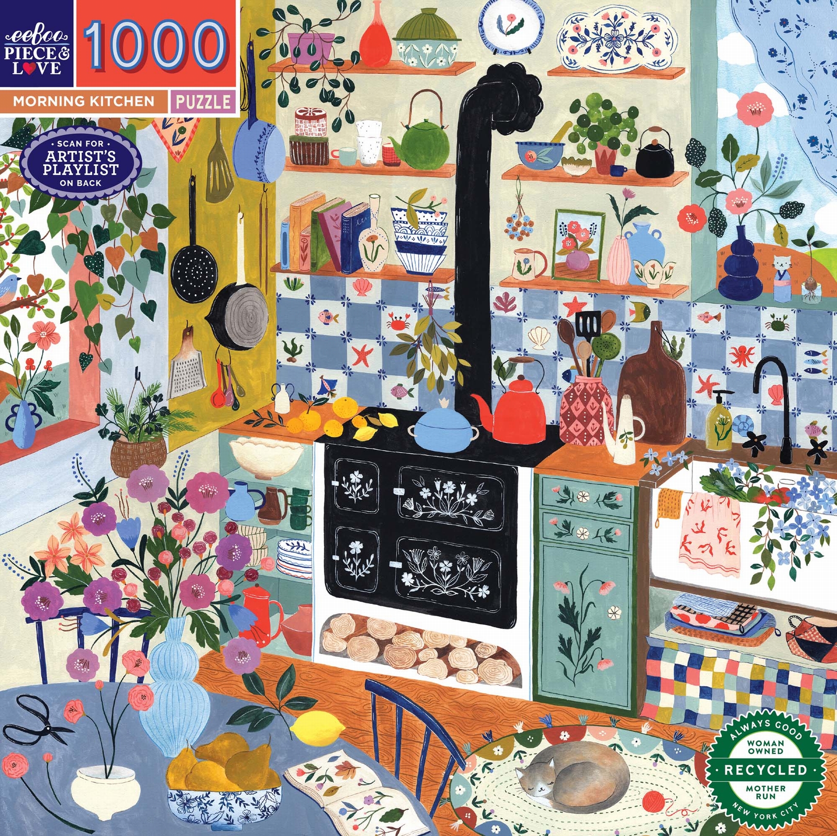 eeBoo Morgendliche Küche 1000 Teile Puzzle eeBoo-52131 eeBoo Morgendliche Küche 1000 Teile Puzzle eeBoo-52131 von Eeboo
