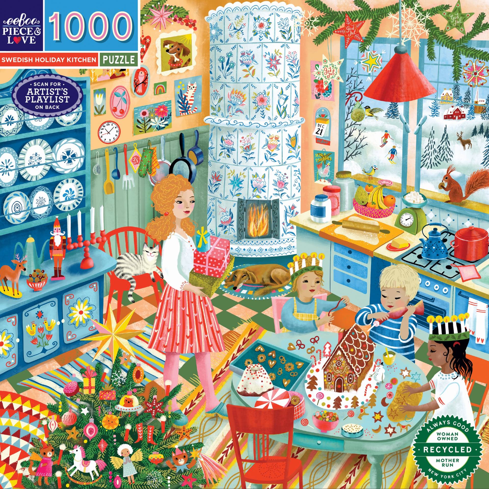 eeBoo Schwedische Ferienküche 1000 Teile Puzzle eeBoo-51575 eeBoo Schwedische Ferienküche 1000 Teile Puzzle eeBoo-51575 von Eeboo