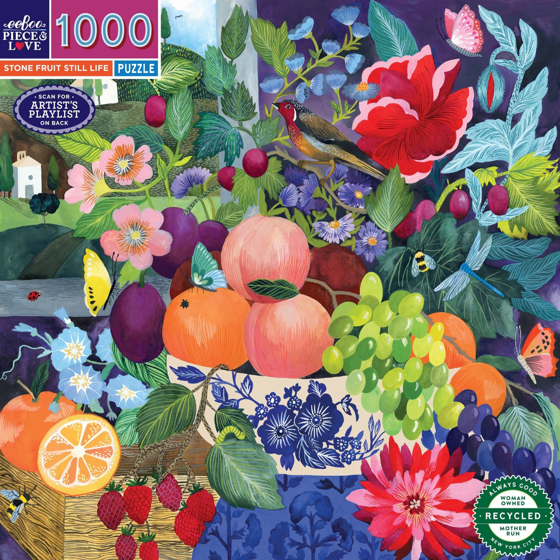 eeBoo Steinobst Stillleben 1000 Teile Puzzle eeBoo-51685 eeBoo Steinobst Stillleben 1000 Teile Puzzle eeBoo-51685 von Eeboo