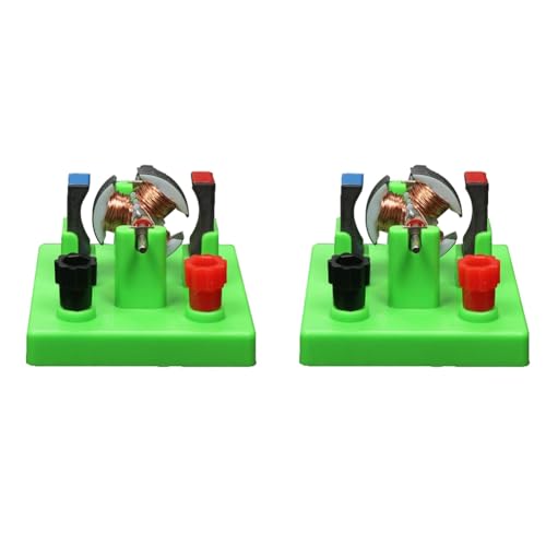 Eeuye 2 Stück DIY DC Elektromotor Modell Physik Experiment Hilfsmittel Pädagogisches Studenten Spielzeug von Eeuye