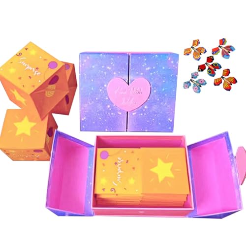 Eeuye Modisches Überraschungs-Geschenkbox-Set, Personalisierte Geschenktüte, Geburtstagsgeschenk, Valentinstagsgeschenk, Springender Roter Umschlag D Eeuye Modisches Überraschungs-Geschenkbox-Set, Personalisierte Geschenktüte, Geburtstagsgeschenk, Valentinstagsgeschenk, Springender Roter Umschlag D von Eeuye