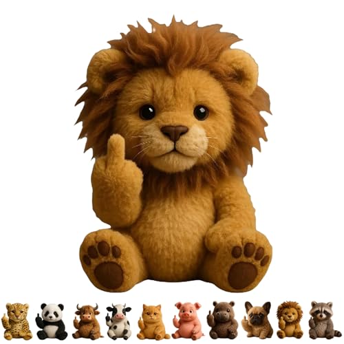 Eevhrqw Middle Finger Plush Animals,lustiger Mittelfinger-plüschhund,niedlicher Lustiger Mittelfinger-plüschhun,Cute Middle Finger Plush Highland Cow,Stress Relief Decor Gift,for Home Office Desk-H Eevhrqw Middle Finger Plush Animals,lustiger Mittelfinger-plüschhund,niedlicher Lustiger Mittelfinger-plüschhun,Cute Middle Finger Plush Highland Cow,Stress Relief Decor Gift,for Home Office Desk-H von Eevhrqw