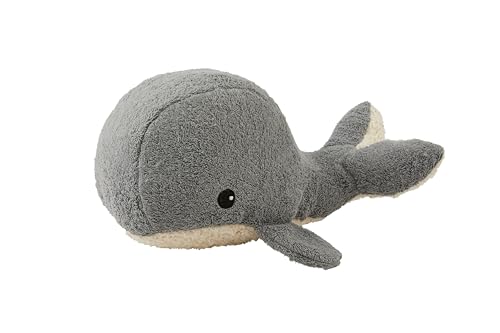 Efie Bio-Kuscheltier Wal klein – ca. 22 cm – aus Bio-Baumwolle (KBA) mit recycelter Füllung – GOTS-Zertifiziert & allergikergeeignet – handgefertigt in Deutschland von Efie