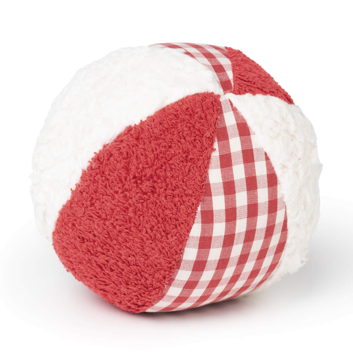 Efie - Stoff Rasselball rot / weiß Efie - Stoff Rasselball rot / weiß von Efie
