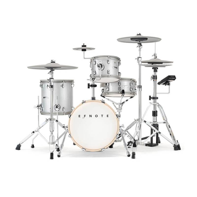 Efnote 5 E-Drum Kit White Sparkle E-Drum Set von Efnote