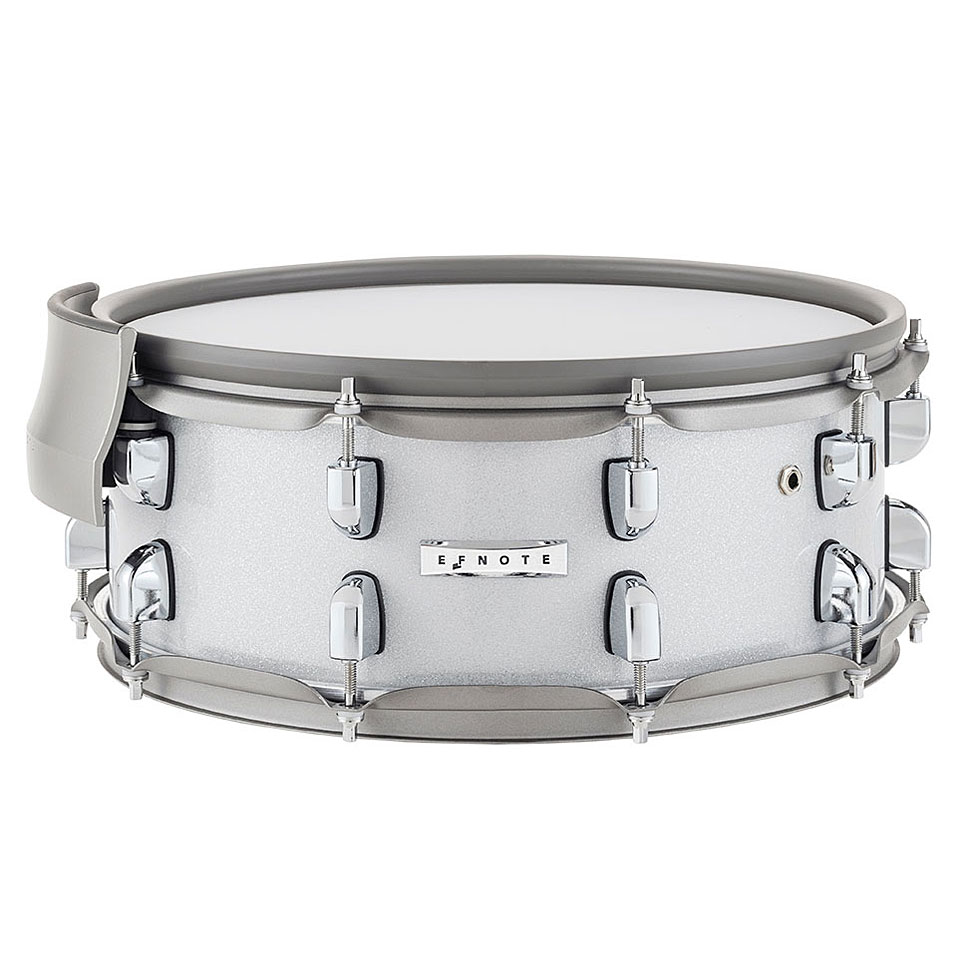 Efnote EFD-S1455-WS 14" x 5,5" Snare Drum Pad White Sparkle E-Drum-Pad von Efnote