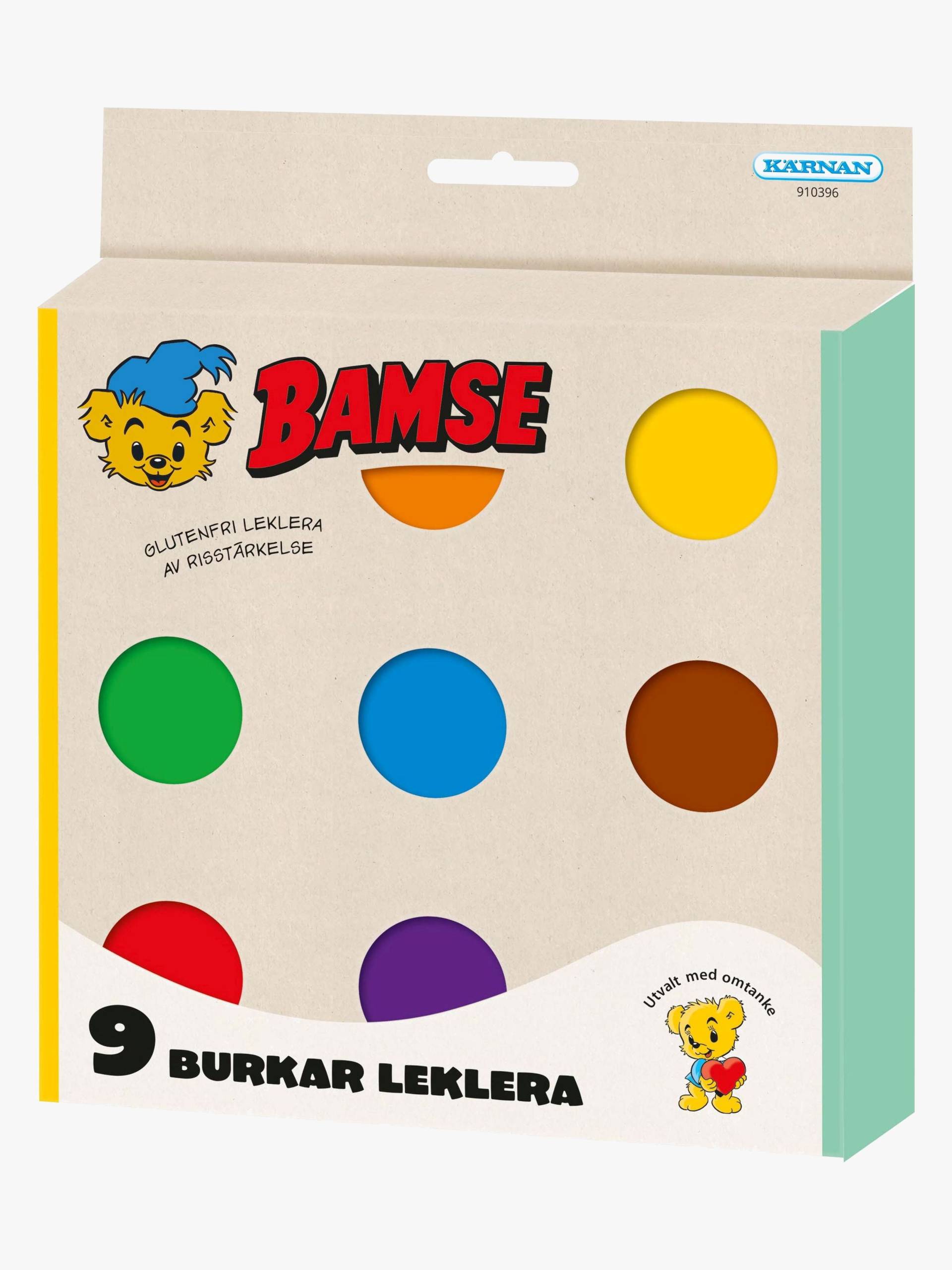 Egmont Kärnan Bamse Glutenfreie Knete 9er-Pack Egmont Kärnan Bamse Glutenfreie Knete 9er-Pack von Egmont Kärnan