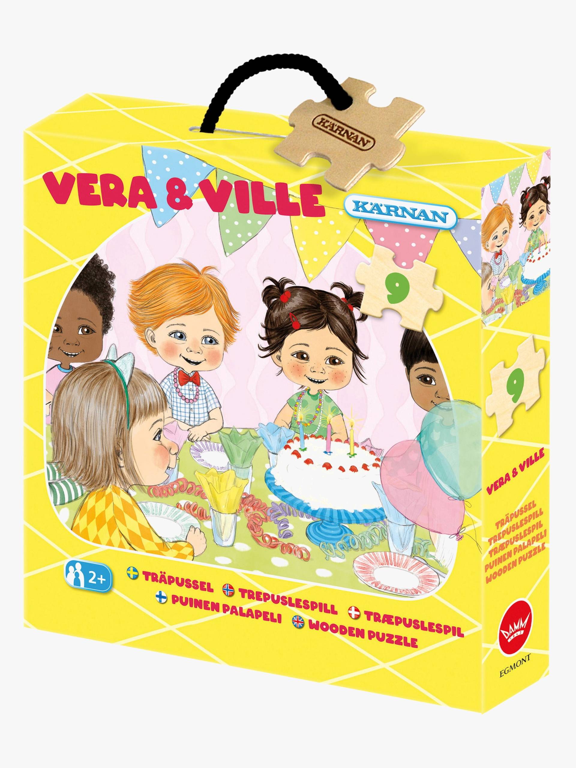 Egmont Kärnan Holzpuzzle 9 Teile von Egmont Kärnan