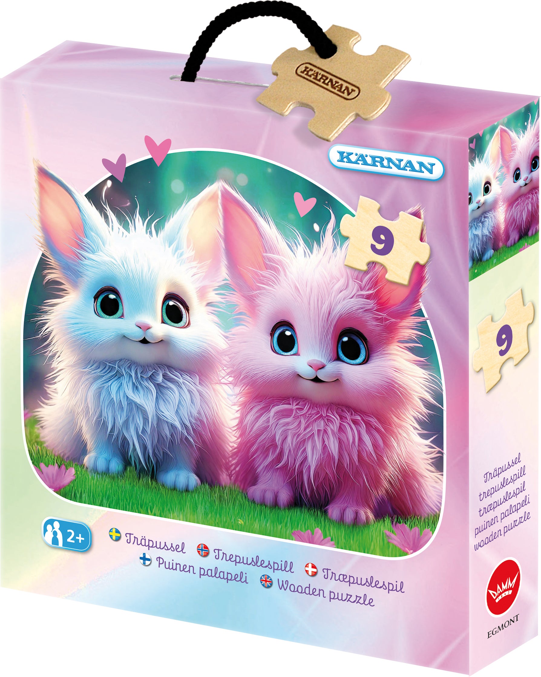 Kärnan Holzpuzzle Fantasy-Tiere 9 Teile Kärnan Holzpuzzle Fantasy-Tiere 9 Teile von Egmont Kärnan