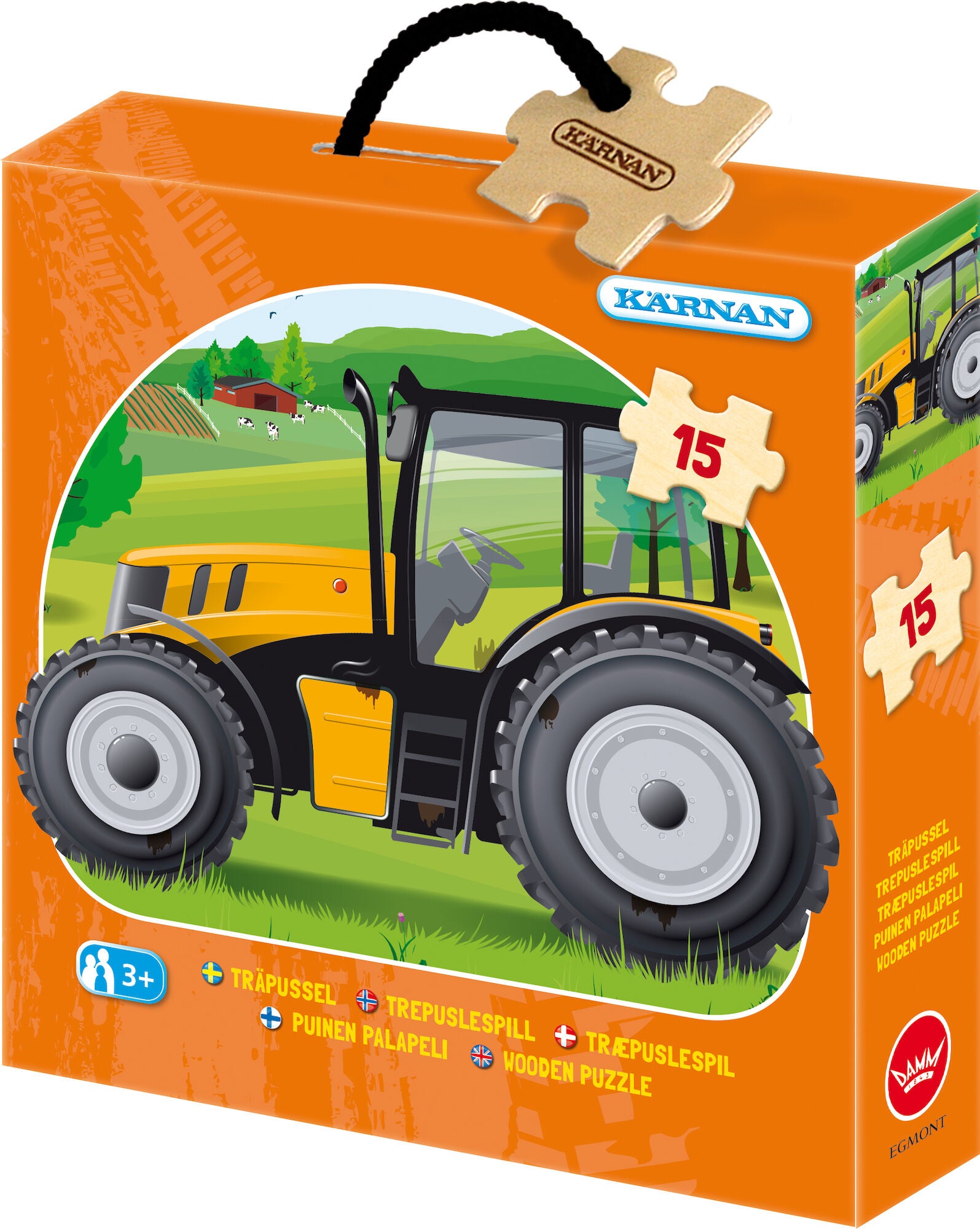 Kärnan Holzpuzzle Traktor 15 Teile von Egmont Kärnan