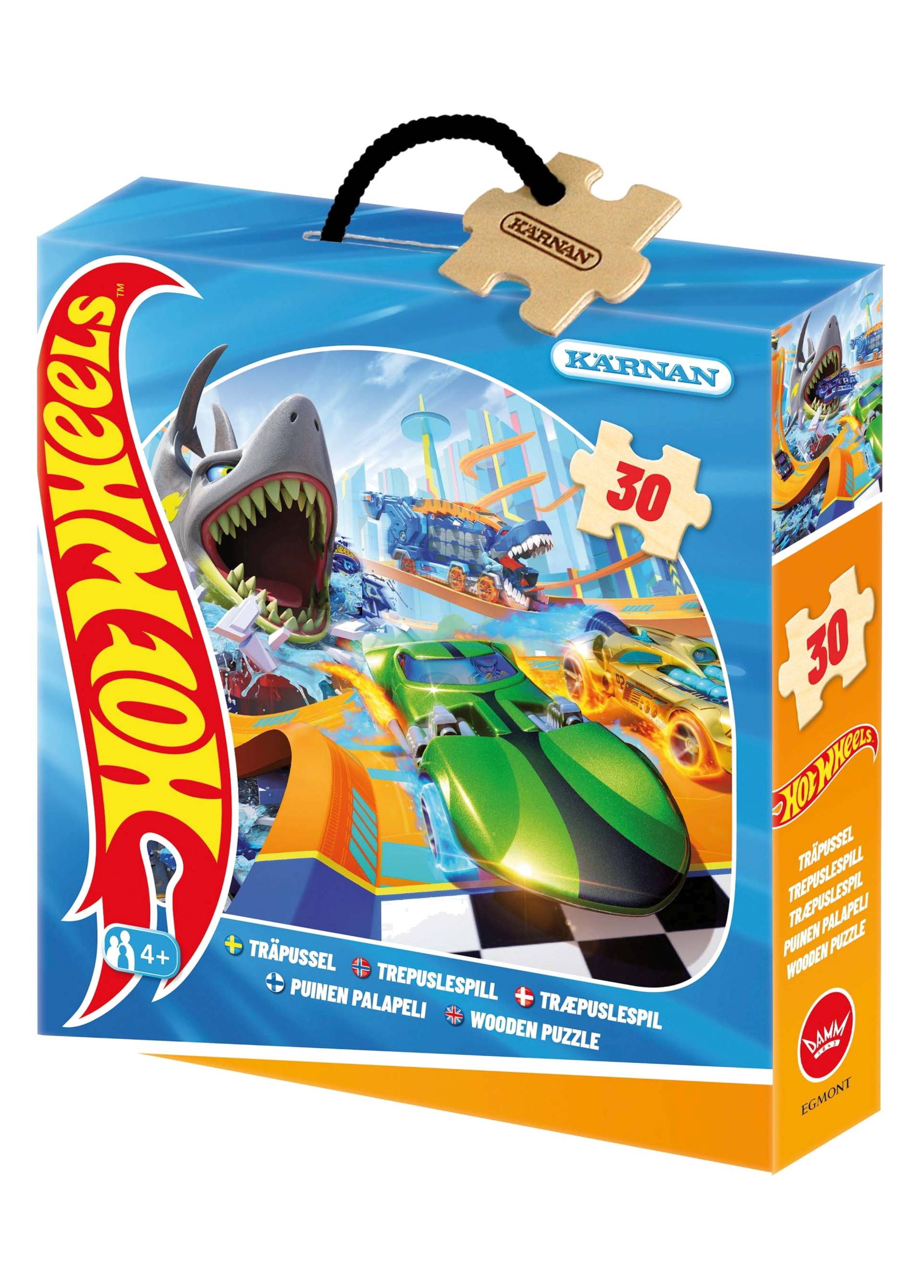 Kärnan Hot Wheels Holzpuzzle 30 Teile von Egmont Kärnan