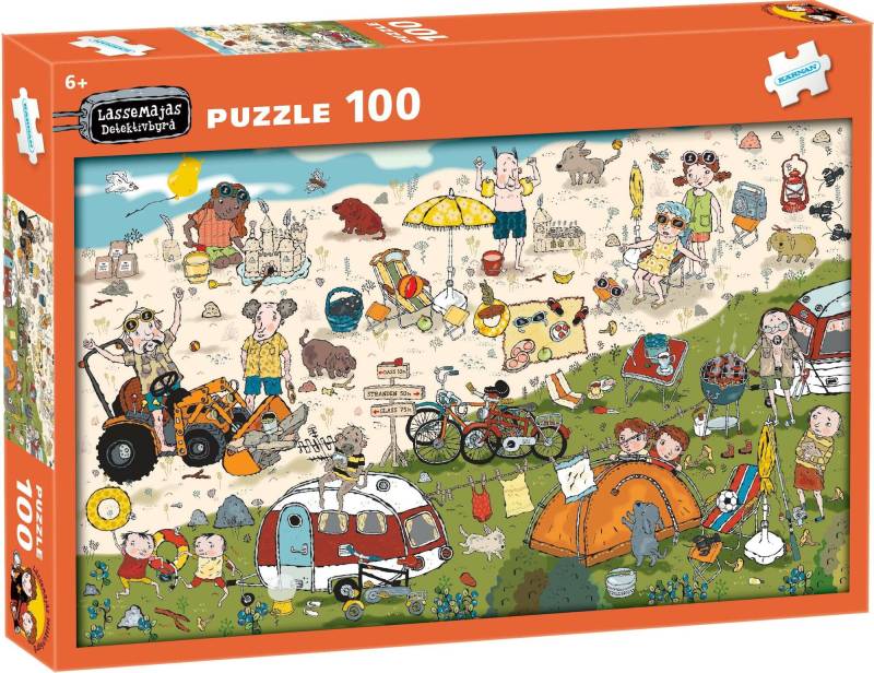 Kärnan LasseMajas Detektivbüro Puzzle 100 Teile von Egmont Kärnan