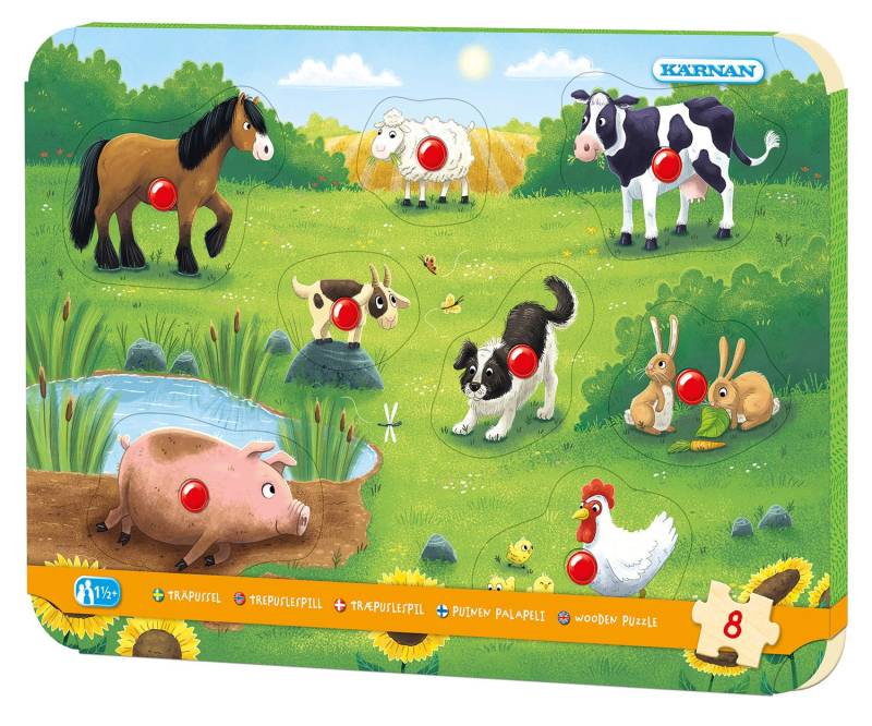 Kärnan Puzzle Auf Dem Bauernhof 8 Teile von Egmont Kärnan