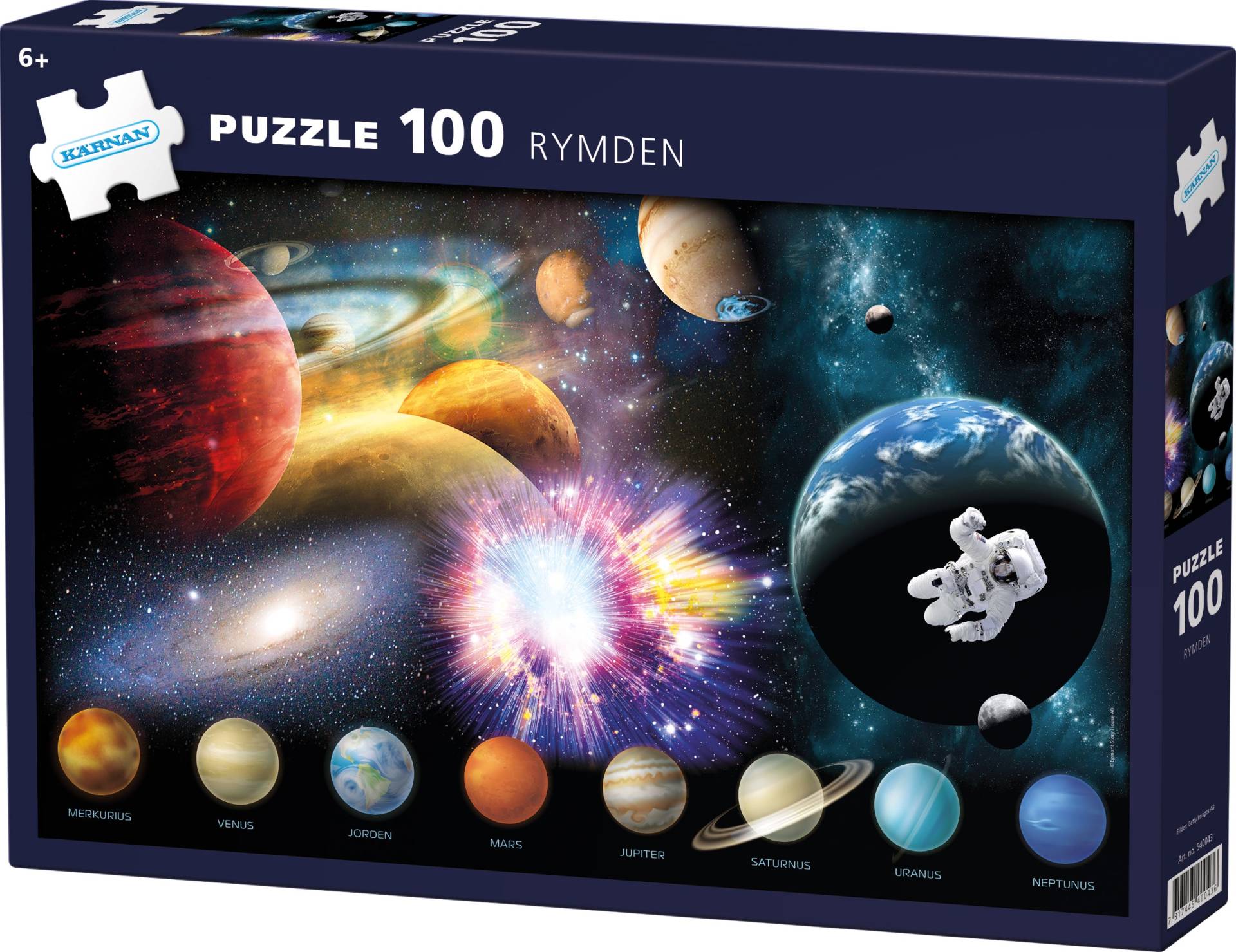 Kärnan Puzzle Weltall 100 Teile Kärnan Puzzle Weltall 100 Teile von Egmont Kärnan