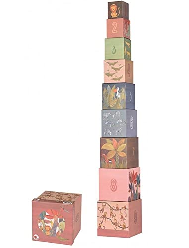 Egmont Toys E570095 - Pyramide 1.2.3 Dschungel, traditionelles Kinderspiel, ab 3 Jahren von Egmont Toys
