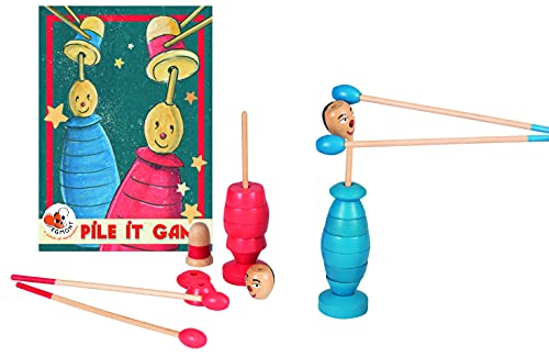 Egmont Toys E571006 - Pile-It Kinder Stapelset aus Holz, 5 Jahre von Egmont Toys
