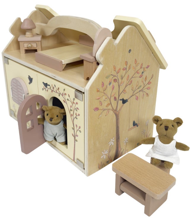 Egmont Toys Puppenhaus mit Bären, Holz von Egmont Toys