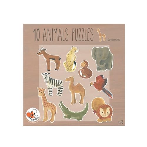 Egmont toys 570076 Duo Puzzle 10 Stück - Tiere von Egmont toys