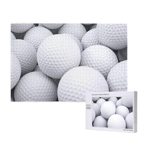 3D-Golfballmuster,1000 Teile Holzpuzzle Familienspiel Puzzles für Erwachsene Teenager Heimdekoration 3D-Golfballmuster,1000 Teile Holzpuzzle Familienspiel Puzzles für Erwachsene Teenager Heimdekoration von EgoMed