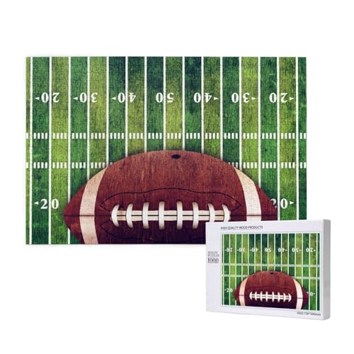 American Football-Feld und Ball,1000 Teile Holzpuzzle Familienspiel Puzzles für Erwachsene Teenager Heimdekoration American Football-Feld und Ball,1000 Teile Holzpuzzle Familienspiel Puzzles für Erwachsene Teenager Heimdekoration von EgoMed
