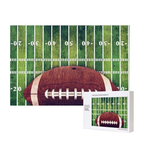 Amerikanisch, Footballfeld, Und, Ball,300 Teile Holzpuzzle Familienspiel Puzzles für Erwachsene Teenager Heimdekoration Amerikanisch, Footballfeld, Und, Ball,300 Teile Holzpuzzle Familienspiel Puzzles für Erwachsene Teenager Heimdekoration von EgoMed