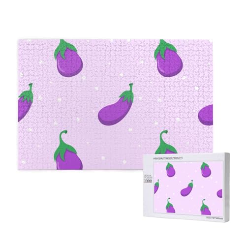 Aubergine Gemüse Obst,1000 Teile Holzpuzzle Familienspiel Puzzles für Erwachsene Teenager Heimdekoration Aubergine Gemüse Obst,1000 Teile Holzpuzzle Familienspiel Puzzles für Erwachsene Teenager Heimdekoration von EgoMed