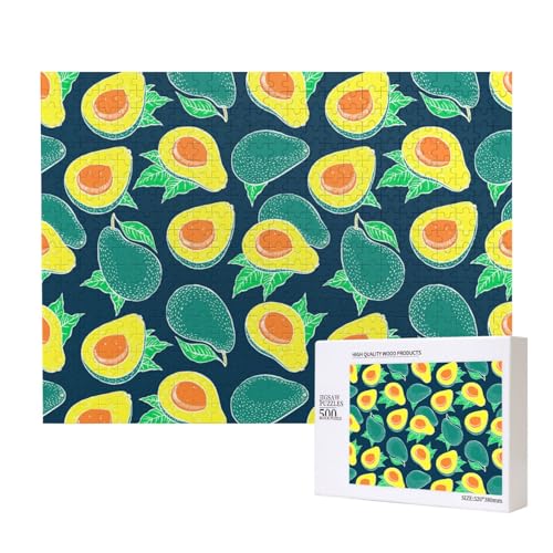 Avocado,500 Teile Holzpuzzle Familienspiel Puzzles für Erwachsene Teenager Heimdekoration Avocado,500 Teile Holzpuzzle Familienspiel Puzzles für Erwachsene Teenager Heimdekoration von EgoMed