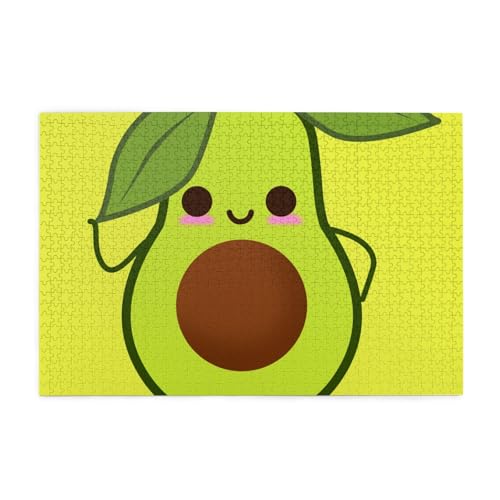 Avocado-Cartoon,1000 Teile Holzpuzzle Familienspiel Puzzles für Erwachsene Teenager Heimdekoration Avocado-Cartoon,1000 Teile Holzpuzzle Familienspiel Puzzles für Erwachsene Teenager Heimdekoration von EgoMed