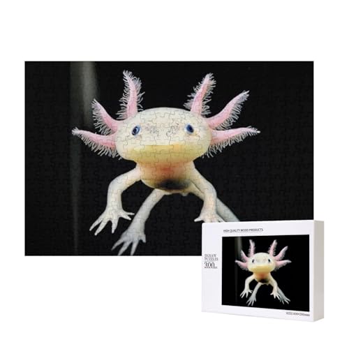 Axolotl-Druck,300 Teile Holzpuzzle Familienspiel Puzzles für Erwachsene Teenager Heimdekoration Axolotl-Druck,300 Teile Holzpuzzle Familienspiel Puzzles für Erwachsene Teenager Heimdekoration von EgoMed