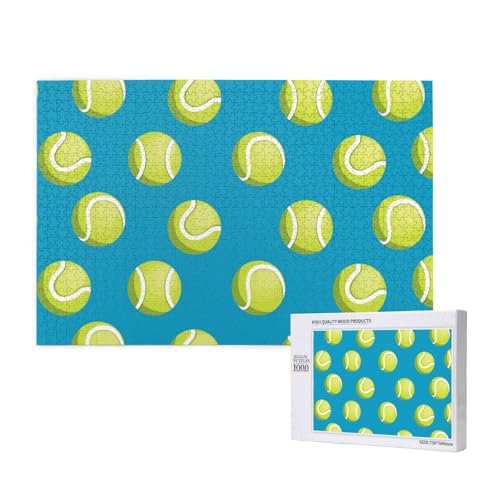 Bälle, Tennis, Muster,1000 Teile Holzpuzzle Familienspiel Puzzles für Erwachsene Teenager Heimdekoration Bälle, Tennis, Muster,1000 Teile Holzpuzzle Familienspiel Puzzles für Erwachsene Teenager Heimdekoration von EgoMed