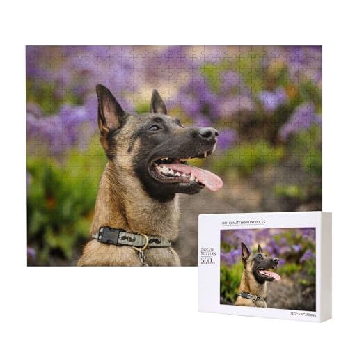 Belgischer Malinois Haustiere Hunde Belgischer Malinois,500 Teile Holzpuzzle Familienspiel Puzzles für Erwachsene Teenager Heimdekoration Belgischer Malinois Haustiere Hunde Belgischer Malinois,500 Teile Holzpuzzle Familienspiel Puzzles für Erwachsene Teenager Heimdekoration von EgoMed
