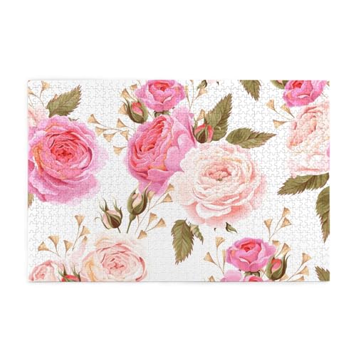 Blumen Blume Rose Rosa,1000 Teile Holzpuzzle Familienspiel Puzzles für Erwachsene Teenager Heimdekoration Blumen Blume Rose Rosa,1000 Teile Holzpuzzle Familienspiel Puzzles für Erwachsene Teenager Heimdekoration von EgoMed