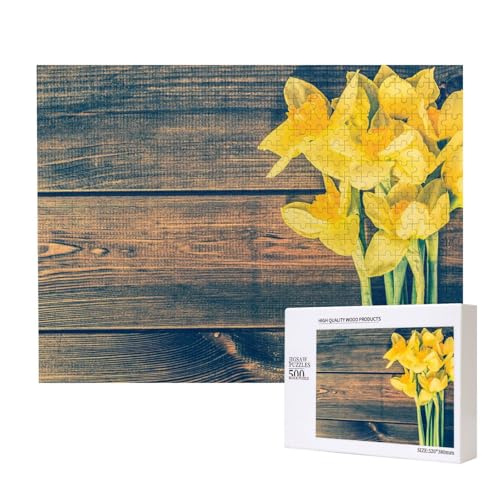 Blumenstrauß aus Narzissen Druck,500 Teile Holzpuzzle Familienspiel Puzzles für Erwachsene Teenager Heimdekoration Blumenstrauß aus Narzissen Druck,500 Teile Holzpuzzle Familienspiel Puzzles für Erwachsene Teenager Heimdekoration von EgoMed