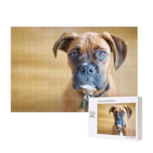 Boxer Hunde Welpen Haustiere Hunde,300 Teile Holzpuzzle Familienspiel Puzzles für Erwachsene Teenager Heimdekoration Boxer Hunde Welpen Haustiere Hunde,300 Teile Holzpuzzle Familienspiel Puzzles für Erwachsene Teenager Heimdekoration von EgoMed