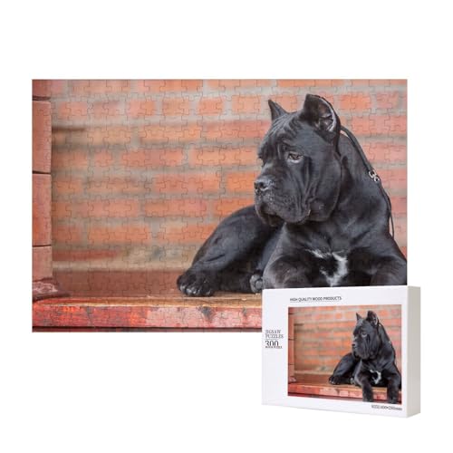 Cane Corso Große Schwarze Hunde Haustiere,300 Teile Holzpuzzle Familienspiel Puzzles für Erwachsene Teenager Heimdekoration Cane Corso Große Schwarze Hunde Haustiere,300 Teile Holzpuzzle Familienspiel Puzzles für Erwachsene Teenager Heimdekoration von EgoMed