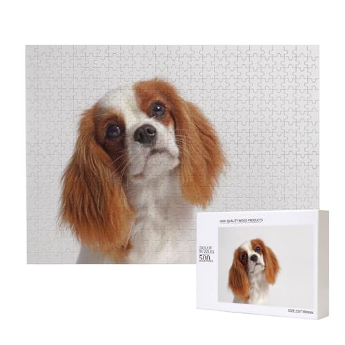 Cavalier King Charles Spaniel,500 Teile Holzpuzzle Familienspiel Puzzles für Erwachsene Teenager Heimdekoration Cavalier King Charles Spaniel,500 Teile Holzpuzzle Familienspiel Puzzles für Erwachsene Teenager Heimdekoration von EgoMed
