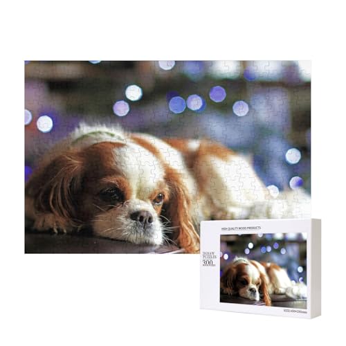 Cavalier King Charles Spaniel Kleiner Spaniel,300 Teile Holzpuzzle Familienspiel Puzzles für Erwachsene Teenager Heimdekoration Cavalier King Charles Spaniel Kleiner Spaniel,300 Teile Holzpuzzle Familienspiel Puzzles für Erwachsene Teenager Heimdekoration von EgoMed