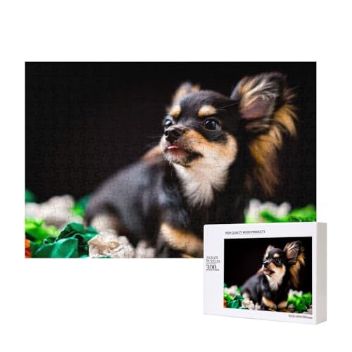 Chihuahua Hund süß,300 Teile Holzpuzzle Familienspiel Puzzles für Erwachsene Teenager Heimdekoration Chihuahua Hund süß,300 Teile Holzpuzzle Familienspiel Puzzles für Erwachsene Teenager Heimdekoration von EgoMed