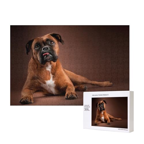 Cooler liegender Boxerhund,300 Teile Holzpuzzle Familienspiel Puzzles für Erwachsene Teenager Heimdekoration Cooler liegender Boxerhund,300 Teile Holzpuzzle Familienspiel Puzzles für Erwachsene Teenager Heimdekoration von EgoMed