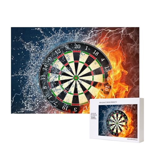 Dartscheibe Bedruckt,300 Teile Holzpuzzle Familienspiel Puzzles für Erwachsene Teenager Heimdekoration Dartscheibe Bedruckt,300 Teile Holzpuzzle Familienspiel Puzzles für Erwachsene Teenager Heimdekoration von EgoMed