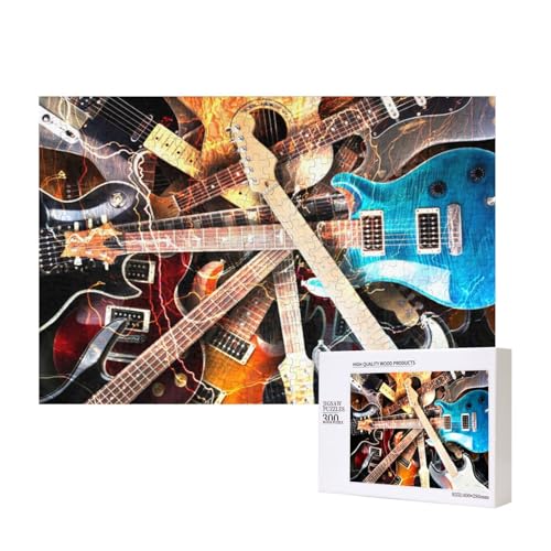 E-Gitarren-Noten gedruckt,300 Teile Holzpuzzle Familienspiel Puzzles für Erwachsene Teenager Heimdekoration E-Gitarren-Noten gedruckt,300 Teile Holzpuzzle Familienspiel Puzzles für Erwachsene Teenager Heimdekoration von EgoMed